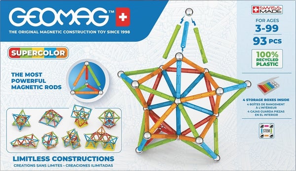 Geomag Super Color Recycled Neodyymimagneettilelu