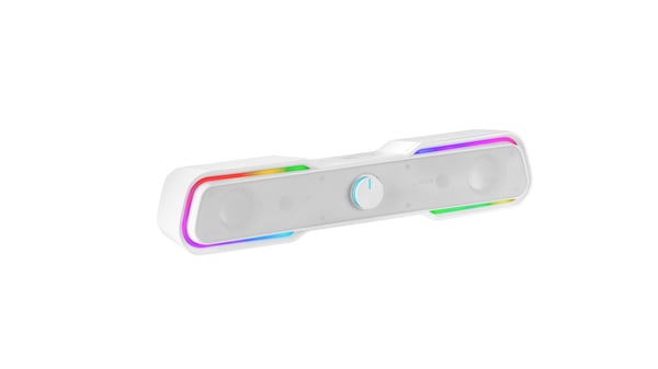 Mars Gaming MSBXW soundbar-högtalare Vit 10 W