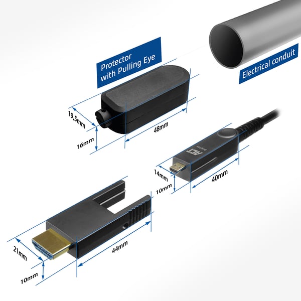 ACT AK4106 HDMI-kabel 50 m HDMI Typ A (standard) Svart