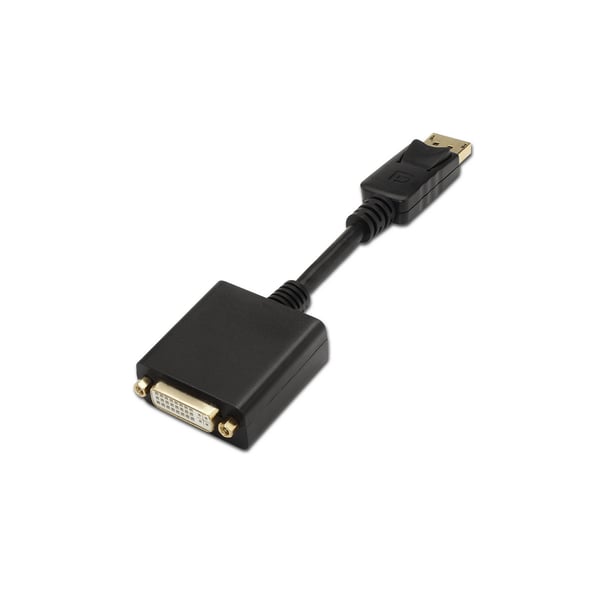 AISENS A125-0133 videokabel adapter 0,15 m DisplayPort DVI Sort