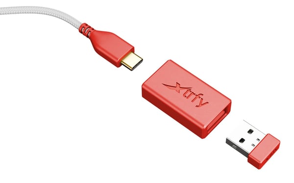 CHERRY XTRFY M8 Wireless hiiri Pelaaminen Oikeakätinen RF Wireless + USB Type-C Optinen 26000 DPI