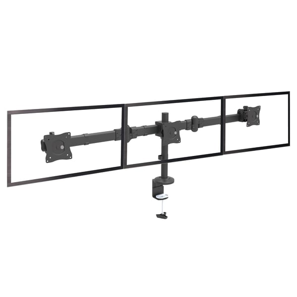 StarTech.com Triple Monitorarm til Surround Setup - Understøtter 3 skærme op til 24\" - Værktøjsfri