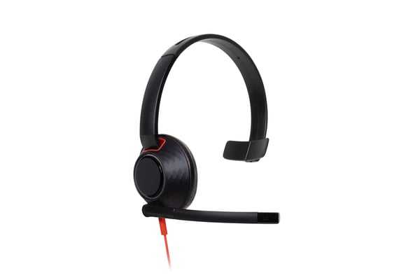 HP Poly Blackwire 5210 Monoaural USB-C Headset + 3,5 mm kontakt + USB-C/A-adapter (volymköp)