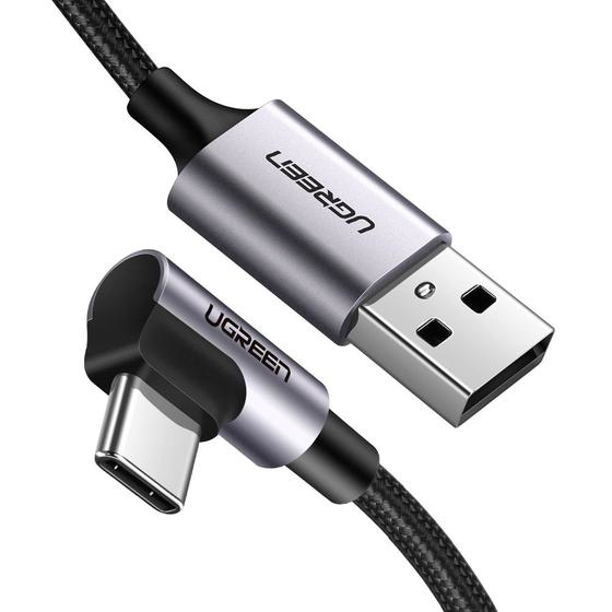Ugreen 50942 USB-kablar USB 2.0 2 m USB A USB C Svart
