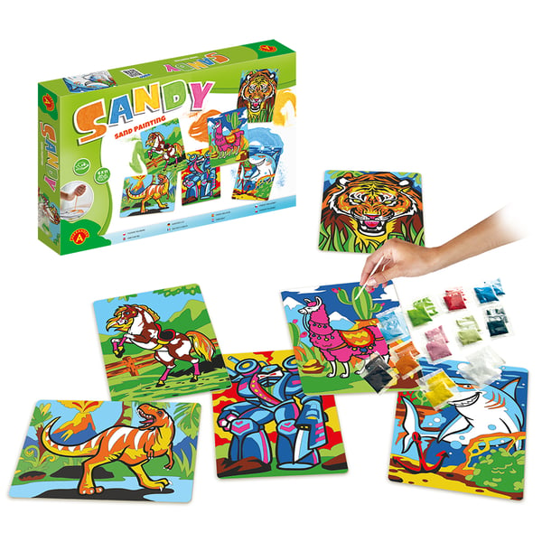 Alexander Toys Sandy Sand Painting Big Box Värityskuvasetti