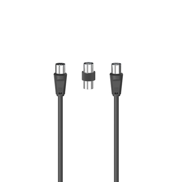 Hama 7205302 koaxial kabel 1,5 m Sort