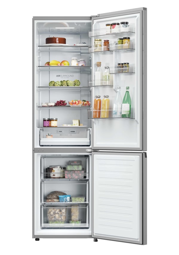 Haier 2D 60 Series 3 HDPW3620CNPK Vapaasti seisova 406 L Ruostumaton teräs