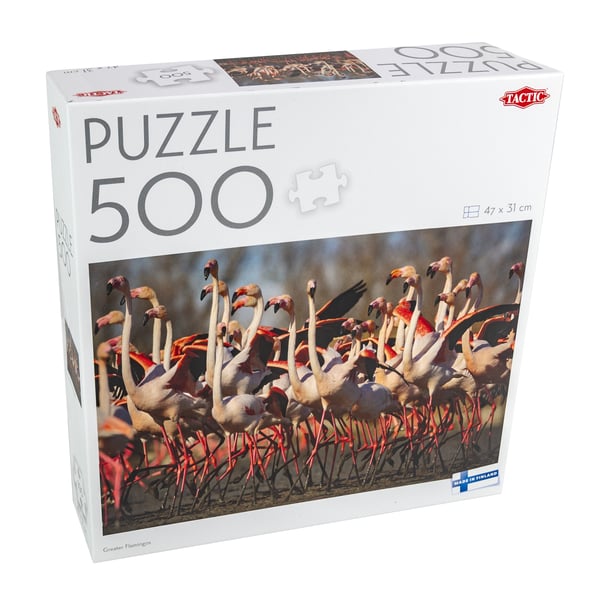 Tactic Puzzle Lovers Greater Flamingos 500 pcs puzzle