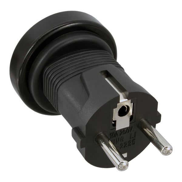 InLine 16703A strømstik adapter Sort InLine 16703A strømstik adapter Sort