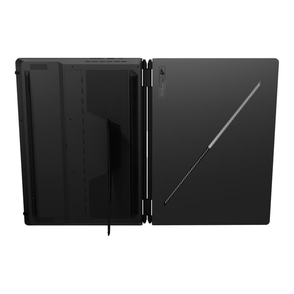 ASUS ROG Zephyrus Duo GX651AX-SR004W Intel Core Ultra 9 386H Hybrid (2-i-1) 40,6 cm (16") Berøringsskærm 3K 64 GB LPDDR5x-SDRAM 2 TB SSD NVIDIA GeForce RTX 5090 Wi-Fi 7 (802.11be) Windows 11 Home Grå