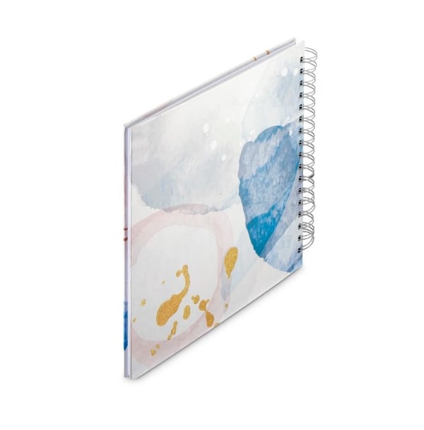 Hama Watercolor valokuvakansio Sininen 50 arkkia Kierresidonta