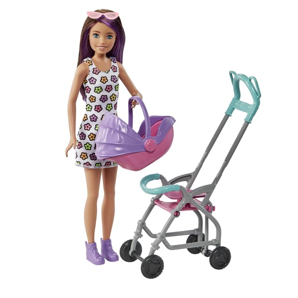 Barbie Skipper Babysitters Inc. Skipper Babysitters Inc.-legesæt med dukke og klapvogn til børn fra 3 år
