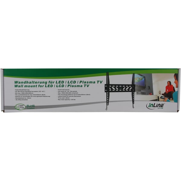 InLine 23119B tv-beslag 81,3 cm (32") Sort
