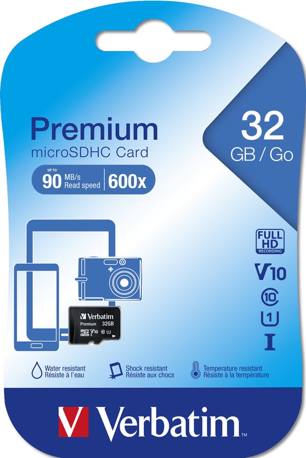 Verbatim Premium 32 GB MicroSDHC Luokka 10