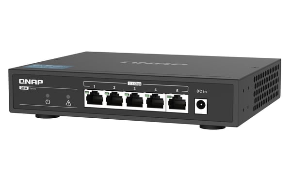 QNAP QSW-1105-5T netværksswitch Ikke administreret Gigabit Ethernet (10/100/1000) Sort