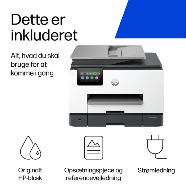 HP OfficeJet Pro 9135e Trådløst All-in-One Farve Printer, Instant Ink; 2-sidet printning