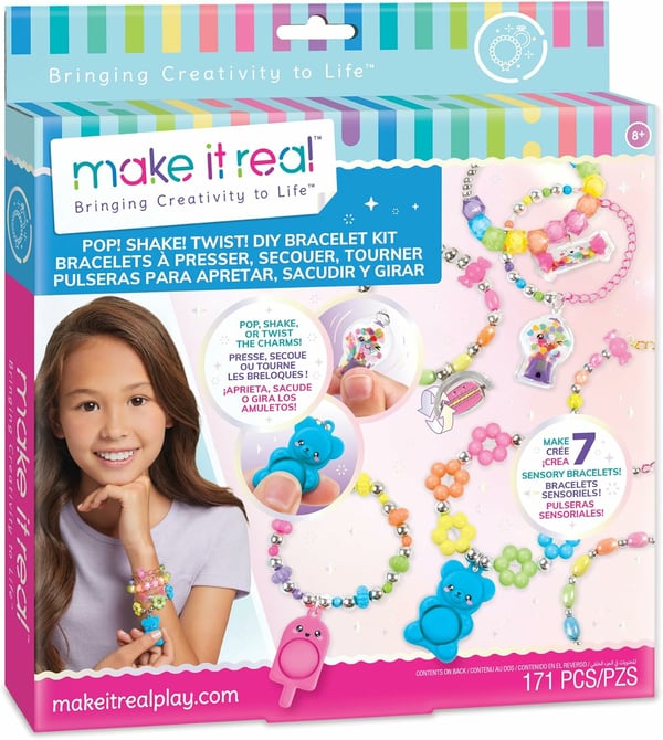 Make it Real Pop! Shake! Twist! Diy Bracelet Kit