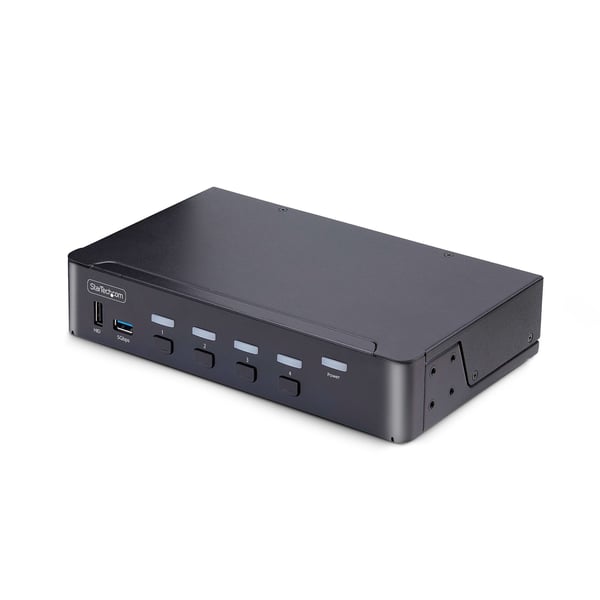 StarTech.com 4-portars DisplayPort 1.4 KVM-switch, 8K 60Hz / 4K 144Hz, 2x USB 3.0-portar, 4x USB 2.0-portar