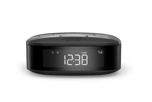 Philips TAR3505/12 radio Ur Digital Sort, Grå