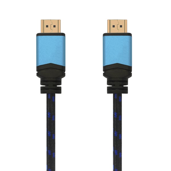AISENS A120-0356 HDMI-kaapeli 1 m HDMI-tyyppi A (vakio) Musta, Sininen