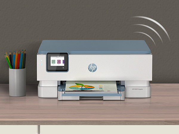HP ENVY Inspire 7220e Trådlöst All-in-One Färg Skrivare, Instant Ink; Kopiator och skanner