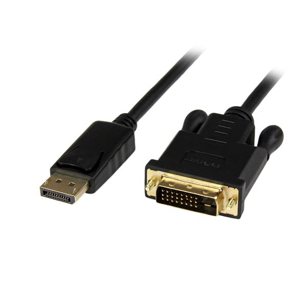 StarTech.com DP2DVIMM3BS videokaapeli-adapteri 0,9 m DisplayPort DVI-D Musta