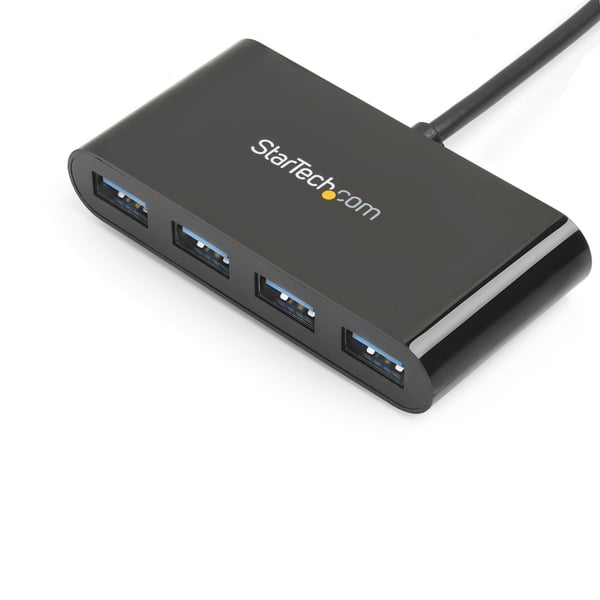StarTech.com 4-portars USB 3.0-hubb - USB-C till 4x USB-A