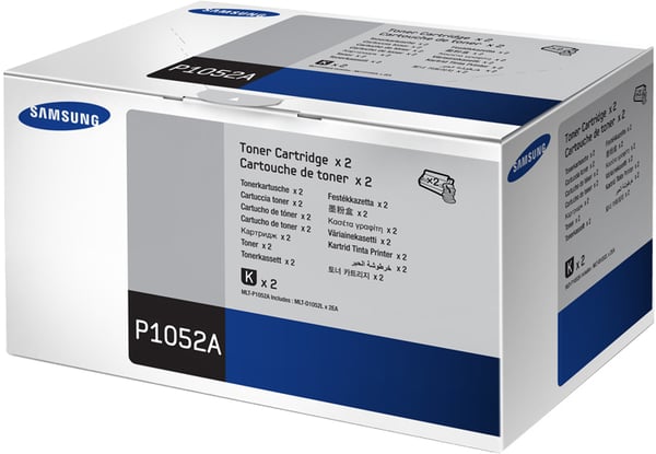 Samsung MLT-P1052A, kaksoispakkaus, riittoisa musta värikasetti