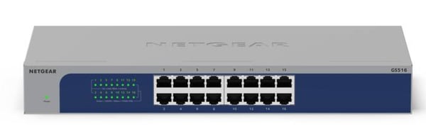 Netgear GS516 - V3 - Switch - ohanterad - 16 x 10/100/1000