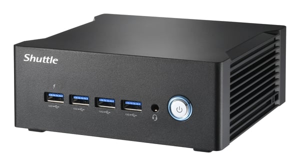 Shuttle Nano PC NT10H5 1L størrelse PC Sort 125H Intel® SoC