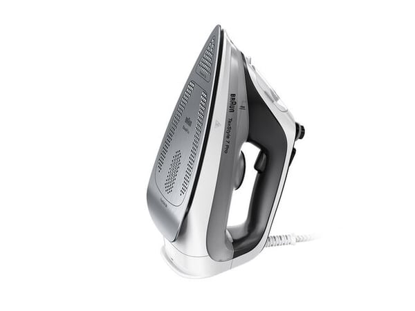 Braun TexStyle 7 Pro SI7149WB Kuiva- & höyrysilitysrauta EloxalPlus soleplate 2900 W Musta, Valkoinen