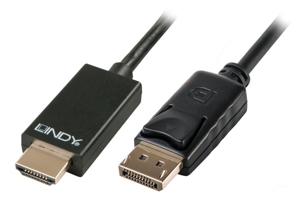 Lindy DisplayPort/HDMI 2m Musta