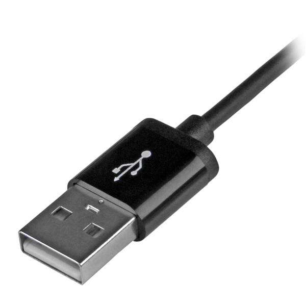 StarTech.com USB till Lightning-kabel - Apple MFi-certifierad - 1 m - Svart
