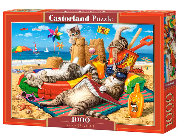 Castorland Summer Vibes Puslespil 1000 stk Dyr
