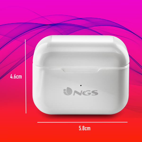 NGS ARTICA BLOOM Kuulokkeet Langaton In-ear Puhelut/Musiikki USB Type-C Bluetooth Valkoinen