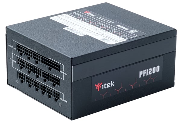 itek Alimentatore PF1200 EVO virtalähdeyksikkö 1200 W 24-pin ATX ATX Musta