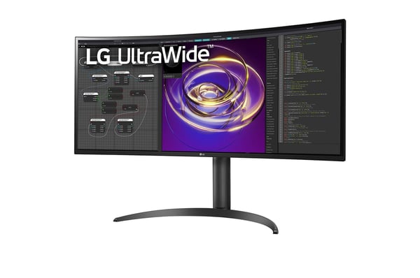 LG 34WP85C-B tietokoneen litteä näyttö 86,4 cm (34") 3440 x 1440 pikseliä UltraWide Quad HD LED Musta