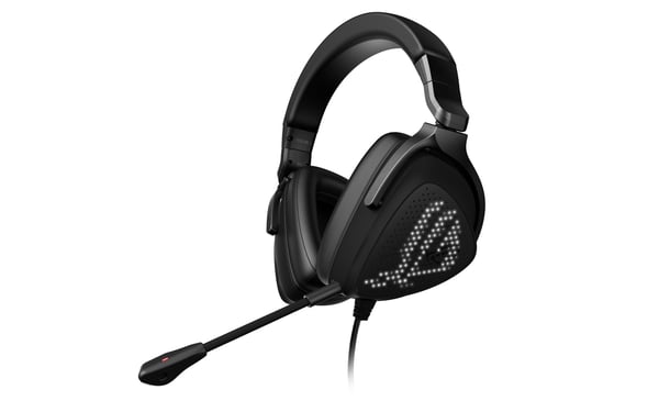 ASUS ROG DELTA S ANIMATE Headset Kabel Huvudband Spela USB Type-C Svart