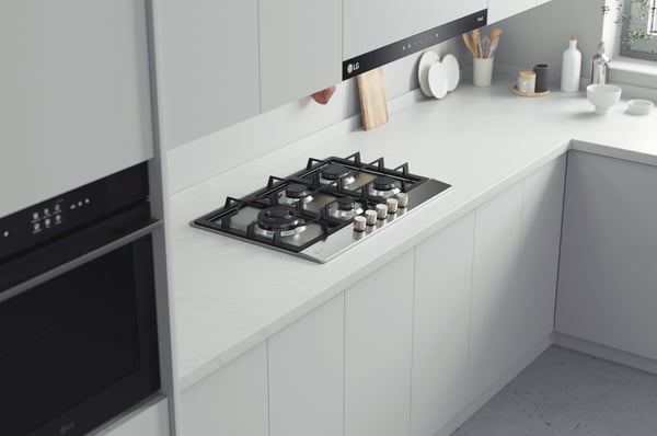 LG CBGZ3016S Ruostumaton teräs Kiinteä 75 cm Kaasuliesi 5 alue(tta)