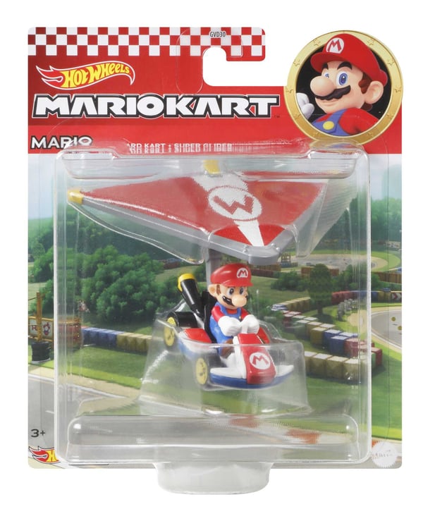 Hot Wheels MARIOKART Mario Standart Kart and Super Glider