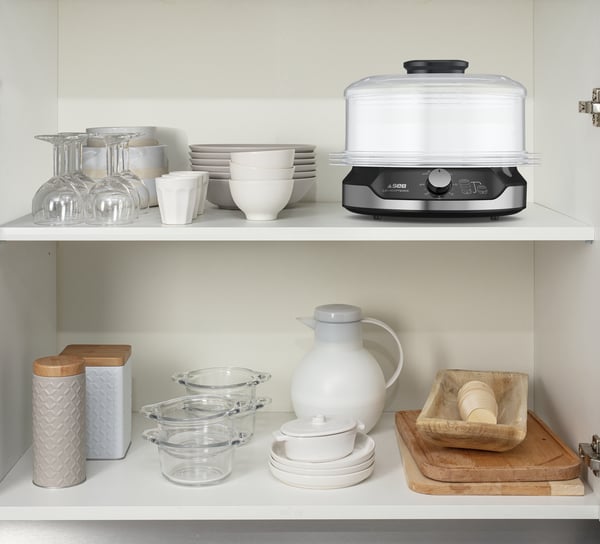 Tefal Ultracompact VC2048 höyrykeitin 3 kori(a) Vapaasti seisova 800 W Musta