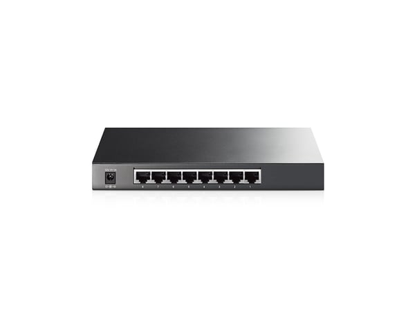 TP-Link JetStream TL-SG2008 verkkokytkin Hallittu L2/L2+ Gigabit Ethernet (10/100/1000) Musta