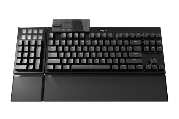 be quiet! Dark Mount Silent Tactile DE ISO tastatur Spil USB QWERTZ Tysk Sort