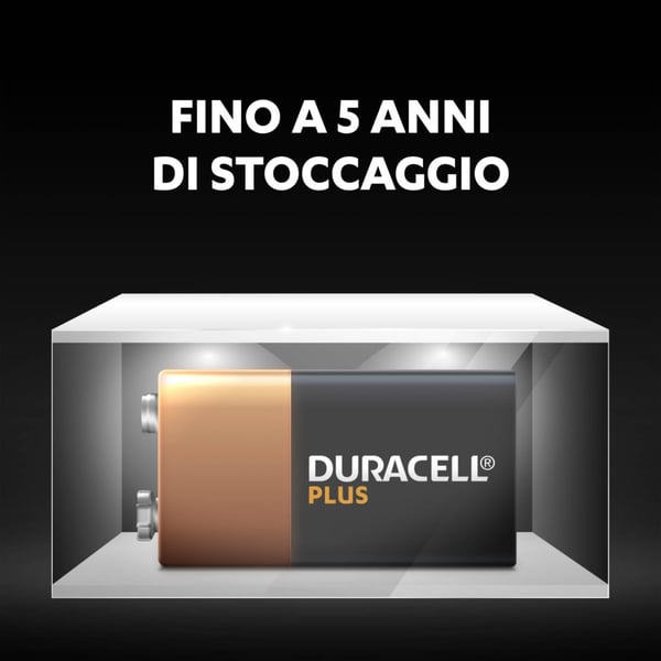 Duracell Plus Engangsbatteri 9V Alkaline