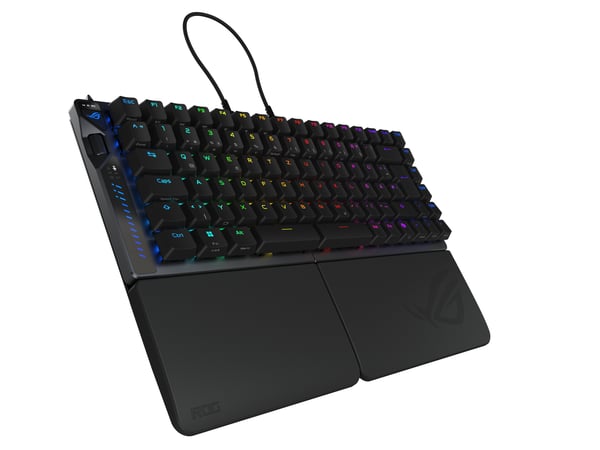 ASUS ROG Falcata tastatur Spil USB + RF Wireless + Bluetooth QWERTZ Tysk Sort