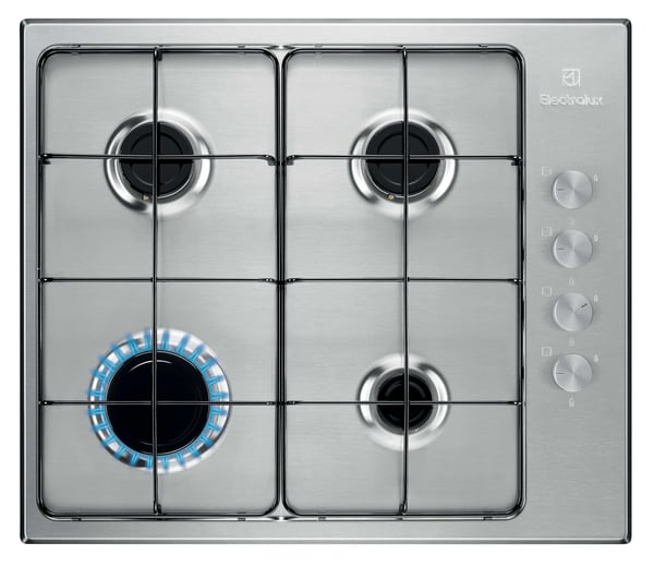 Electrolux KGS6404SX Ruostumaton teräs Kiinteä 60 cm Kaasuliesi 4 alue(tta)