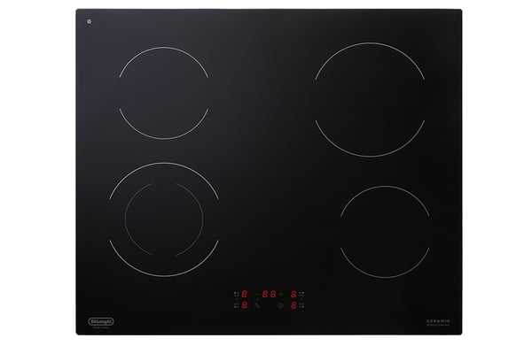 De’Longhi PVC 61 N keittolevy Musta Kiinteä 60 cm Keraaminen 4 alue(tta)