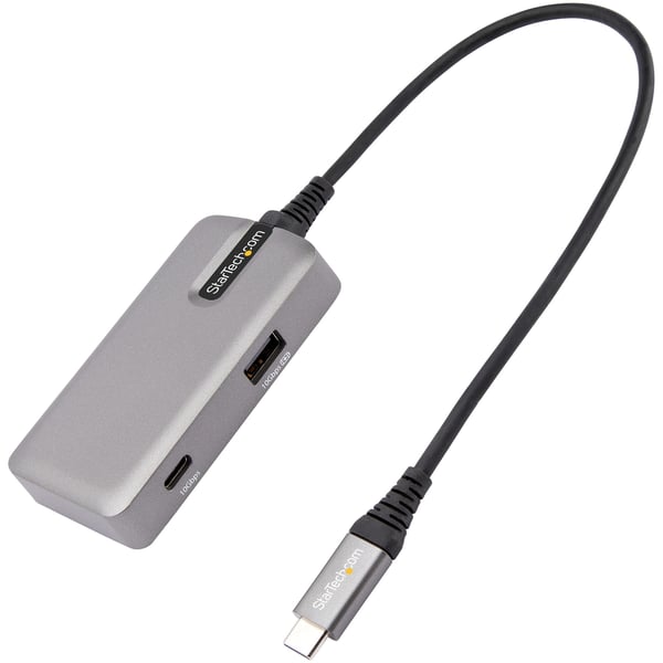 StarTech.com USB-C -moniporttisovitin - USB-C - 4K 60 Hz HDMI 2.0, 100 W PD Pass-through - 3-porttinen 10G