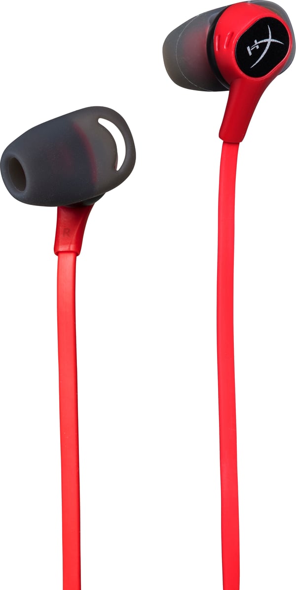 HyperX Cloud-öronsnäckor (röd-svart)