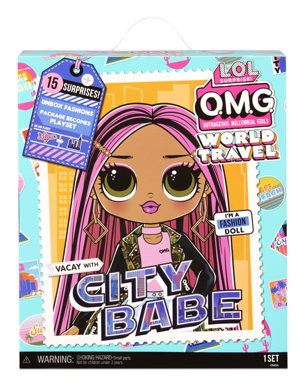 L.O.L. Surprise! OMG Travel Doll- City Babe